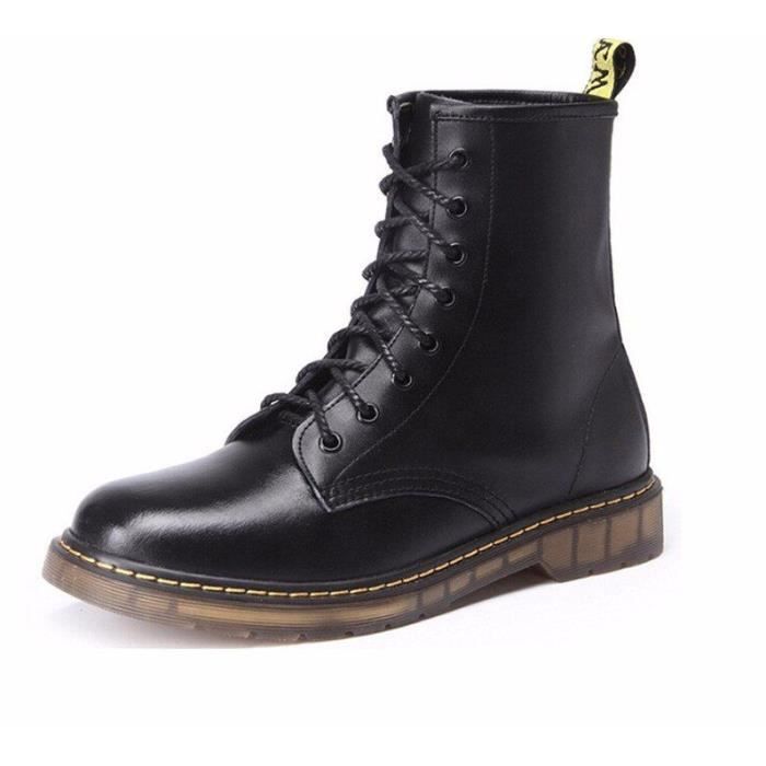 bottines style motard