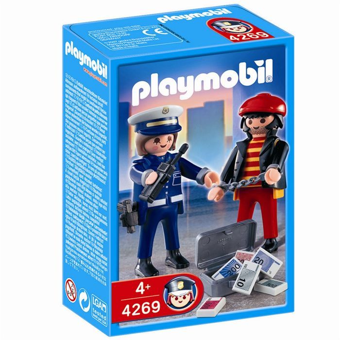 Playmobil 4269 Voleur et policière Achat Vente univers miniature