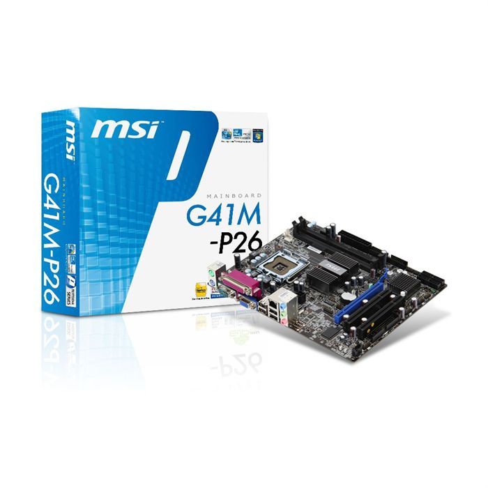 MSI G41M-P26 LGA 775 Intel G41 Micro ATX Intel