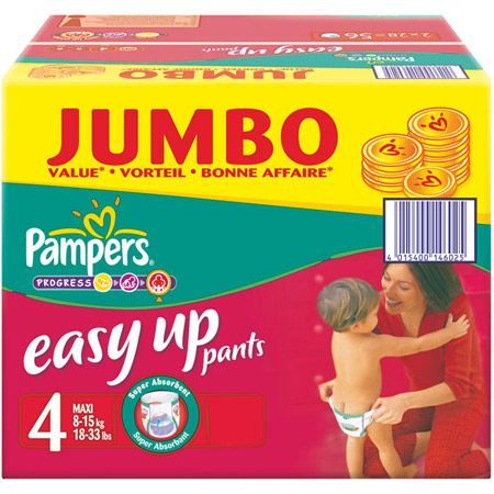 60 blanc   Achat / Vente COUCHE   LANGE PAMPERS Easy Up Jumbo T4 X 60