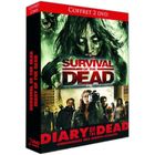 DVD FILM DVD Coffret survival of the dead ; diary of the...