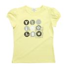 T-SHIRT ALPHABET Tee-Shirt Manches Courtes Fantaisie Fille