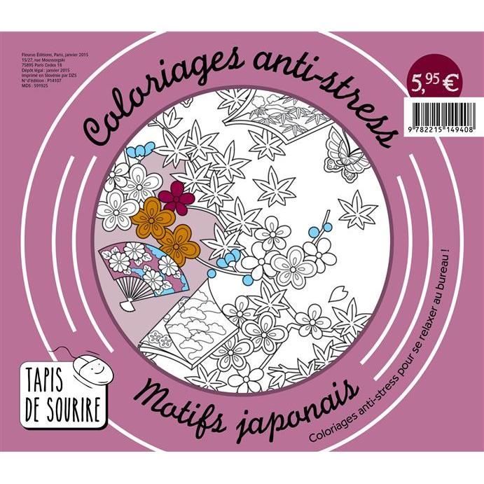 Livre Coloriage Anti Stress Pas Cher