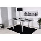 TABLE A MANGER AVEC OU SANS CHAISE - RALLONGE EXTEND Table extensible 90/180cm grise