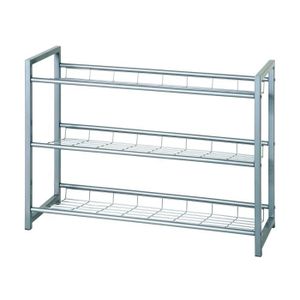 Etag?re rangement chaussures Janis 80x60x30 cm aluminium