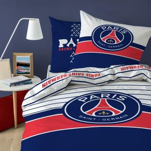 PARURE DE LIT Parure de lit PSG "Logo" 2 personnes 200x200 cm PARURE DE LIT Parure de lit PSG "Logo" 2 personnes 200x200 cm
