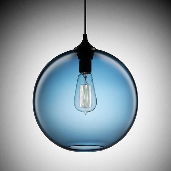 Lustre suspension design simple et multicolore diam 25cm abat jour en
