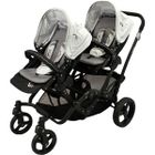 POUSSETTE-CHASSIS POUSSETTE POUSSETTE JUMELLE BLACK EMOTION
