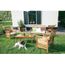 SALON DE JARDIN - ENSEMBLE TABLE CHAISE FAUTEUIL Salon de jardin Fidji