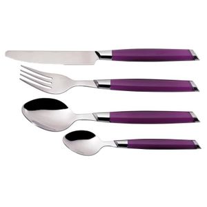 JEAN DUBOST Ménag?re 24 pi?ces ANGLE - Aubergine