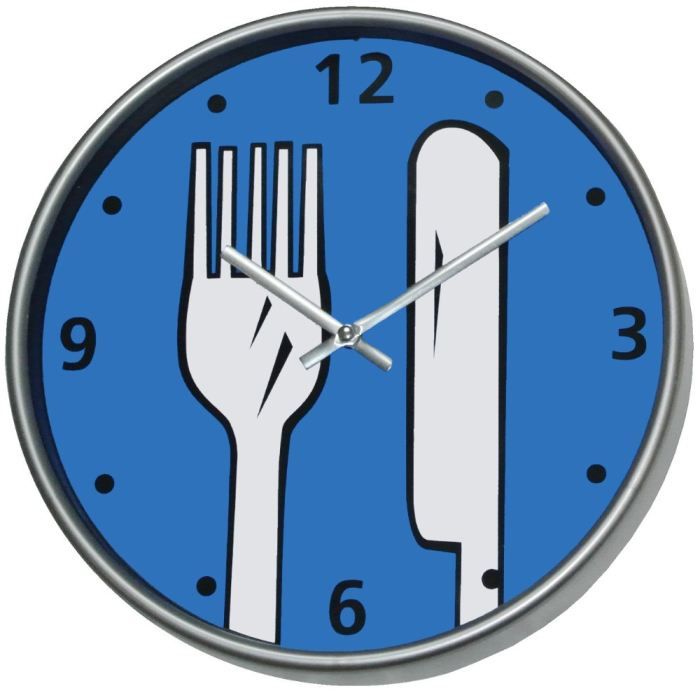 Horloge Pendule Cuisine Lunch Time Couverts BD … - Achat ...