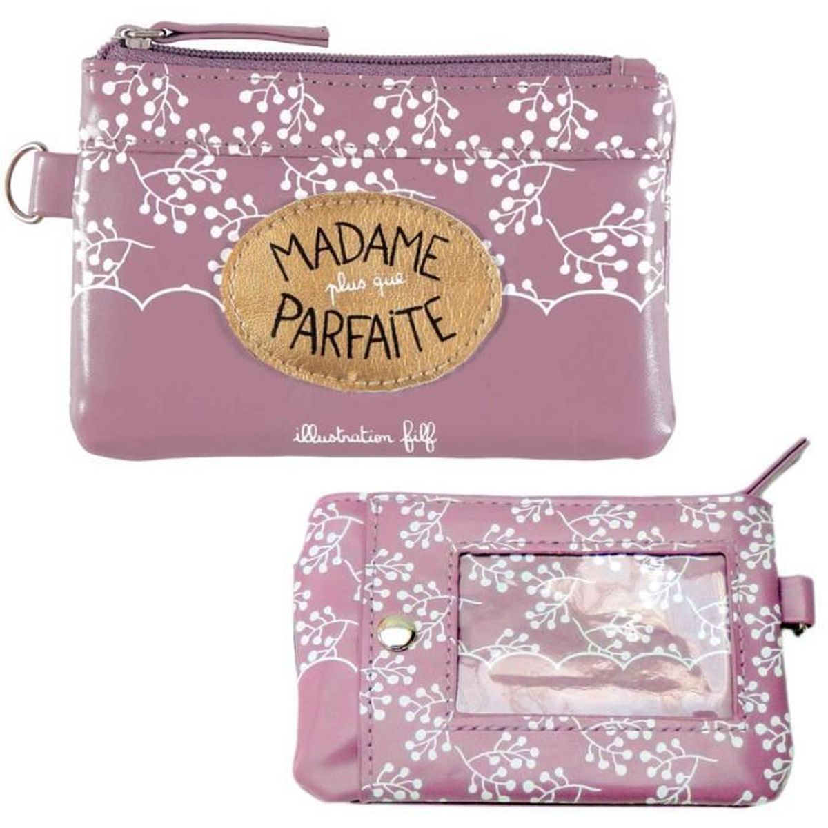 Pochette Carte Grise Porte-papiers Voiture 'Madame Rêve' Design