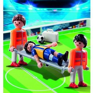 UNIVERS MINIATURE Playmobil 4727 - Secouristes et joueur blessé