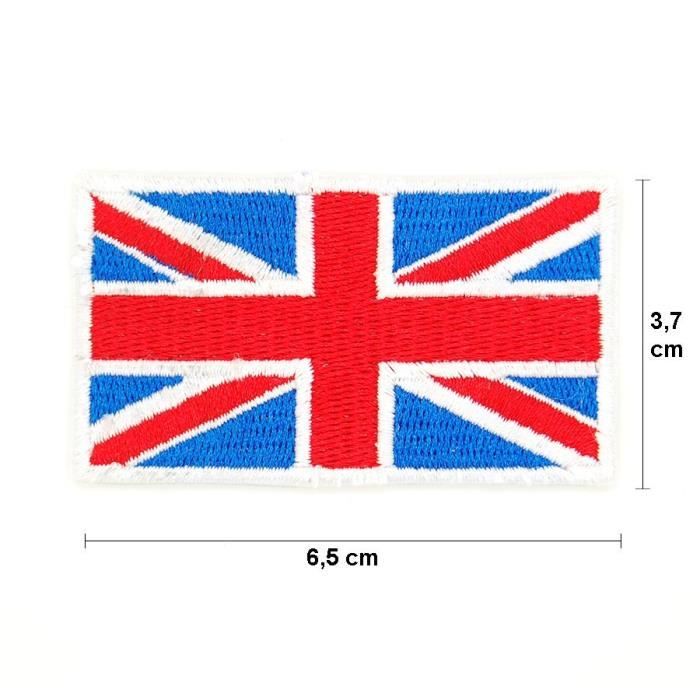 Mini écusson Drapeau Islandais Thermocollant/cousu – 4,7x3,2 Cm – Badge Brodé Pour Sac, Vêtement