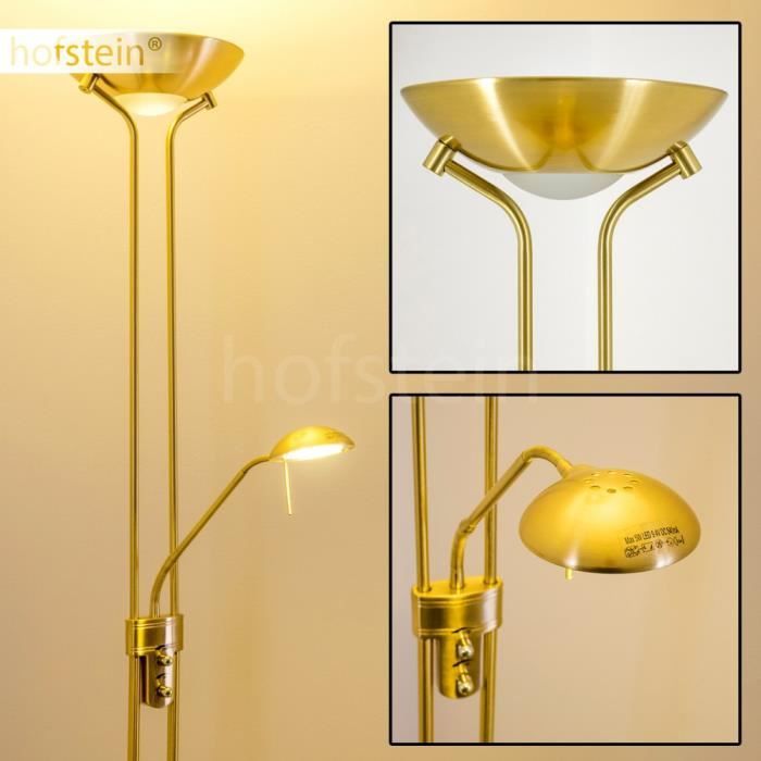 Luminaire lampe sur pied LED laiton design liseuse Achat / Vente
