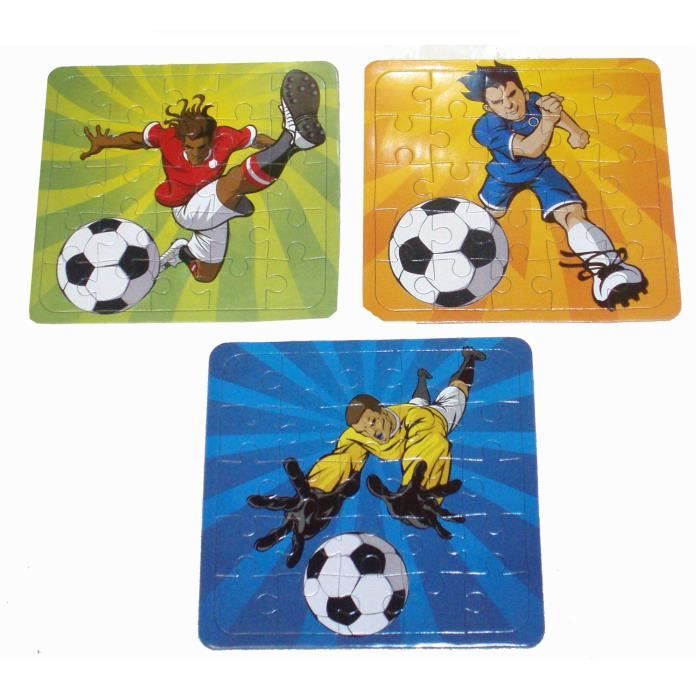 12 Mini Puzzles Football (25 Pièces) Achat / Vente puzzle Cdiscount
