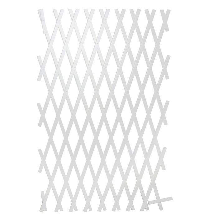 Treillis pvc blanc sur EnPerdreSonLapin