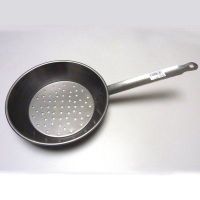 POELE - SAUTEUSE - MANCHE DE POELE Poêle à marrons tole 27 cm manche fer