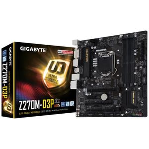 Gigabyte Carte m?re GA-Z270M-D3P - Socket LGA 1151 - DDR4 - 3866 MHz - 64 Go - GA-Z270M-D3P