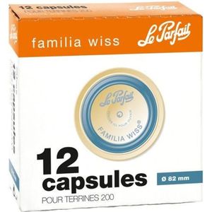 Boîte de 12 capsules pour bocaux diam. 8,2cm