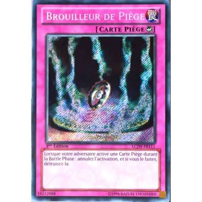 carte YUGIOH LCJWFR111 Brouilleur De Piège Achat / Vente carte a collectionner Cdiscount