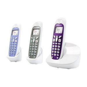 Sagemcom D271 Trio Téléphone Sans Fil non ISDN Sans Répondeur Blanc