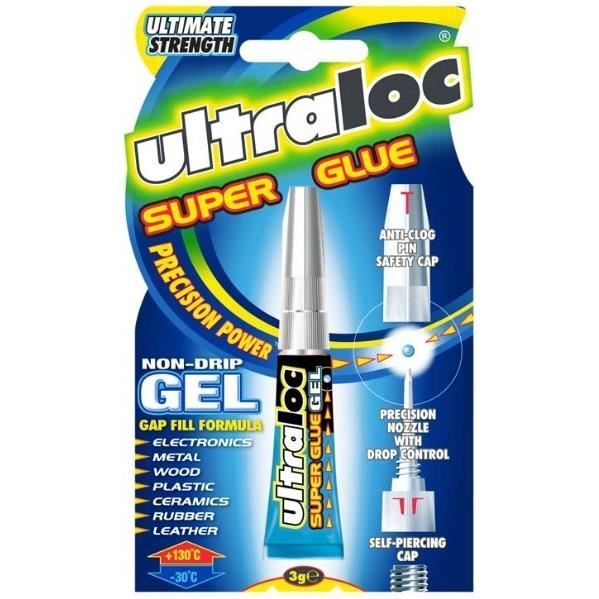 Ultraloc Super Glue Gel 3 g Achat / Vente colle pate fixation