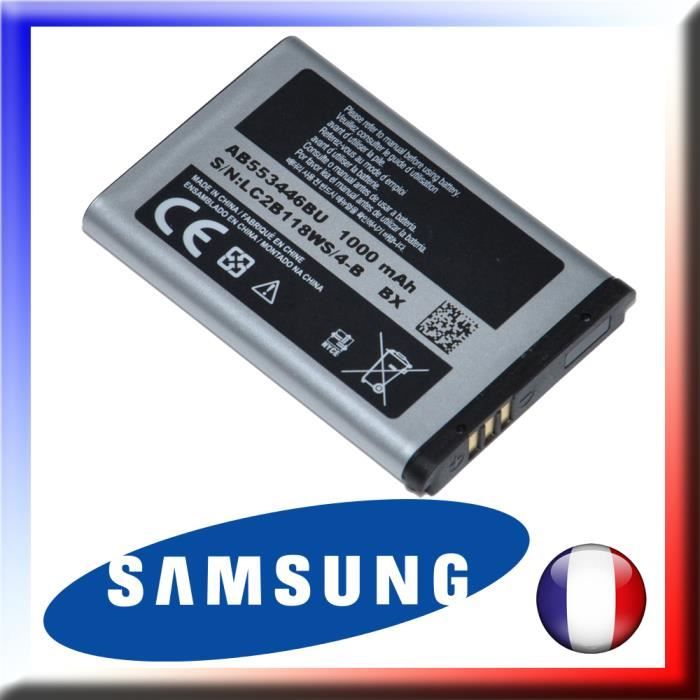 Batterie Originale AB553446BU Pour SAMSUNG GT-B2100 Solid - 3,7v / Li ...