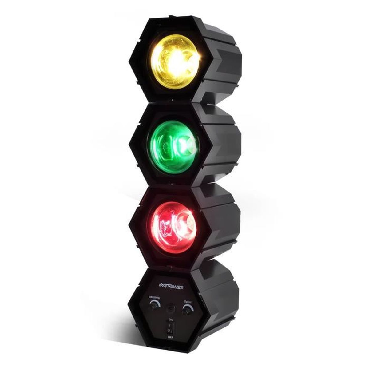 Jeu de lumière Chenillard à lampes 3x60W RVJ + Contrôleur + Mode