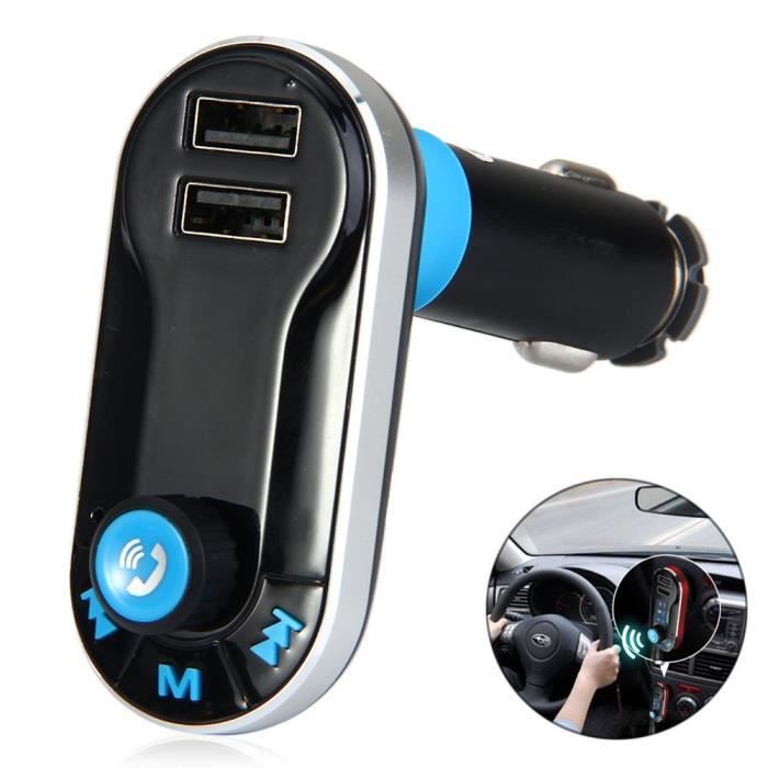 Kit Bluetooth V2.1 voiture Lecteur MP3 Transmetteur FM 2.1A Dual USB