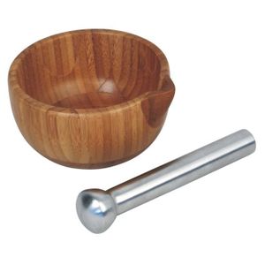 Mortier avec pilon Ambiance nature 12 cm naturel
