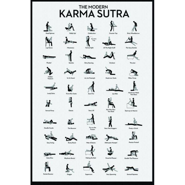 Poster The Modern Kamasutra 61 X 915cm Achat Vente Affiche 