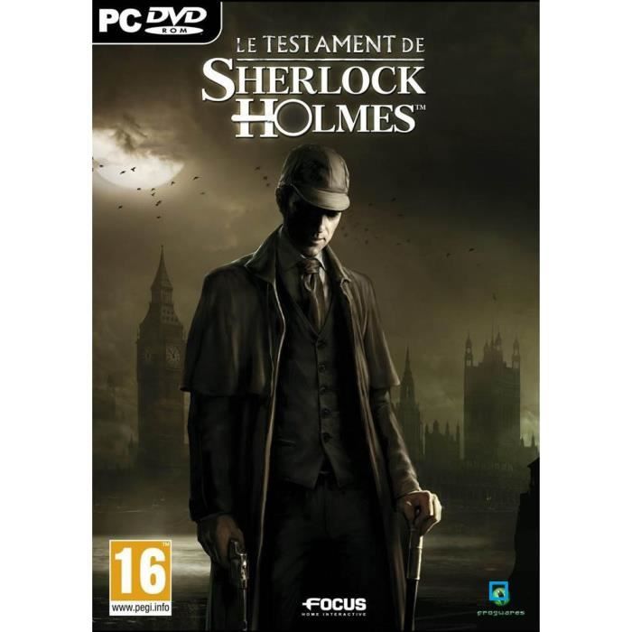 LE TESTAMENT DE SHERLOCK HOLMES / Jeu PC Achat / Vente