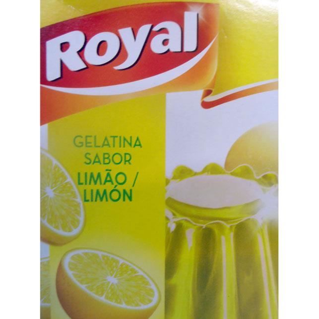Gélatine goût citron "ROYAL" 170gr Achat / Vente gélifiant