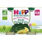 PLATS PREPARES SALES HIPP Pots Brocolis Pommes de terre - Dès 4 mois