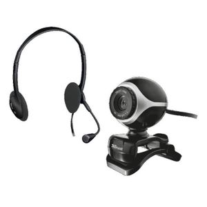 Trust pack webcam + casque micro EXIS CHAT