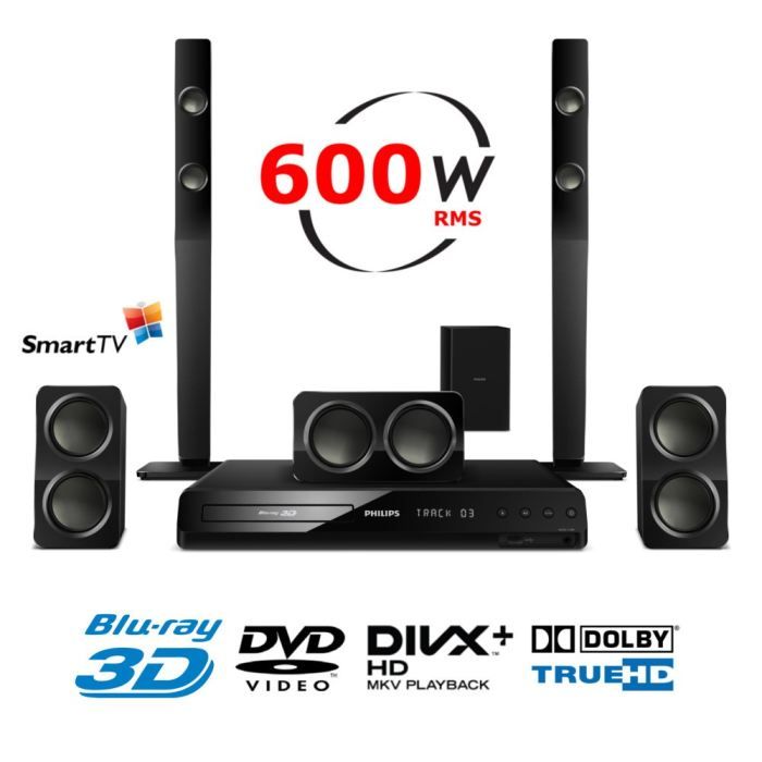 PHILIPS HTS3583 Home cinéma Blu Ray 3D Achat / Vente ensemble home