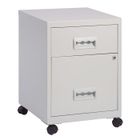 PETIT MEUBLE DE RANGEMENT Caisson PIERRE HENRY 2 tiroirs blanc