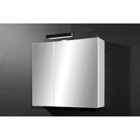 ARMOIRE DE TOILETTE LIQUID armoire miroir blanche 67 cm