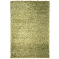 TAPIS - DESSOUS DE TAPIS Tapis shaggy longue mèche vert 200x290cm