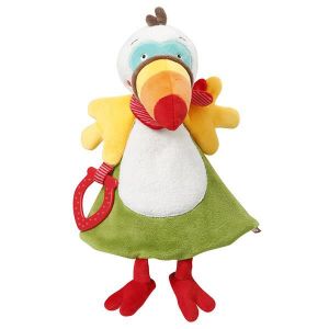 BABYSUN Doudou mouchoir deluxe - Toucan - Jungle Heroes