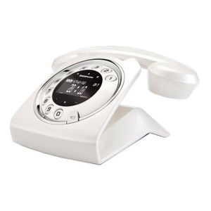 Téléphone fixe SAGEMCOM SIXTY Pearl Téléphone fixe SAGEMCOM SIXTY Pearl