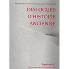 SCOLAIRE - ETUDIANT DIALOGUES D'HISTOIRE ANCIENNE SUPPLEMENT 7/2012. L