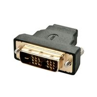 ADAPTATEUR AUDIO - VIDEO Lindy 41228 Adaptateur HDMI A Femelle / DVI-D Mâle