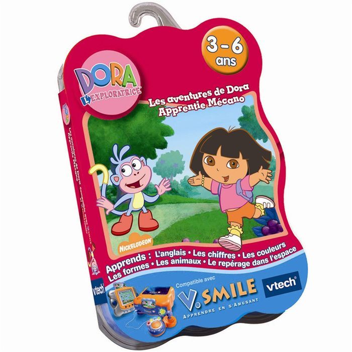 Jeu VSmile Dora Vtech Achat / Vente jeu console educative Cdiscount