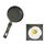 Denshine Poele à frire saucisse oeuf Non Stick Cas