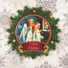  Serviettes Anges de Noël