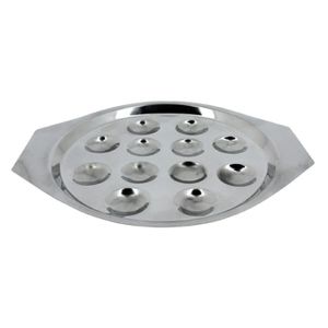 THE KITCHENETTE Lot 6 plats ? escargots 12 trous 4615205 gris
