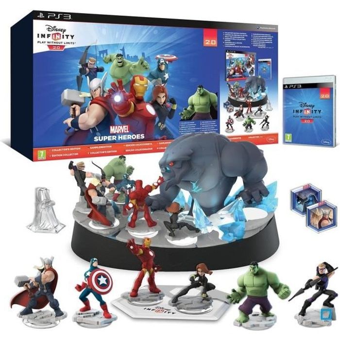 Pack Aventure Avengers Disney Infinity 2.0 : Marvel Super Heroes sur  Jeux