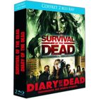 DVD FILM Blu-Ray Coffret survival of the dead ; diary of...